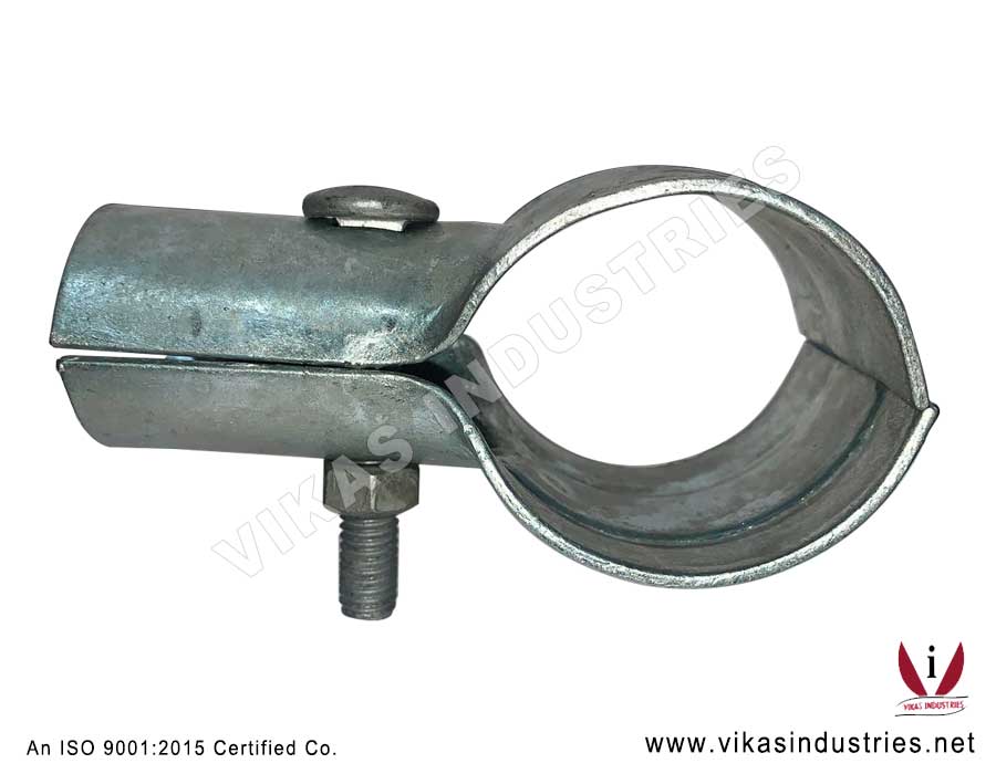 Boulevard Clamp Half Chain Link Fence Fittings Parts Accessories Manufacturers Exporters in India Punjab Ludhiana