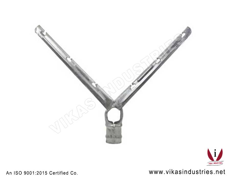 Barb Arm Double Chain Link Fence Fittings Parts Accessories Manufacturers Exporters in India Punjab Ludhiana