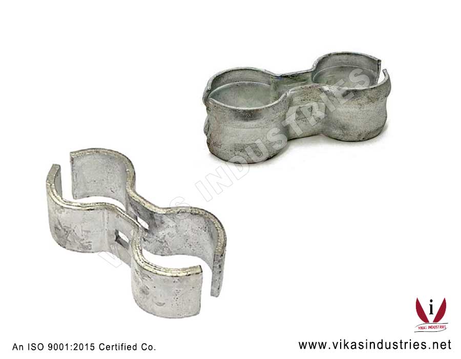 Chain Link Fence Saddle Clamps Chain Link Fence Fittings Parts Accessories Manufacturers Exporters in India Punjab Ludhiana