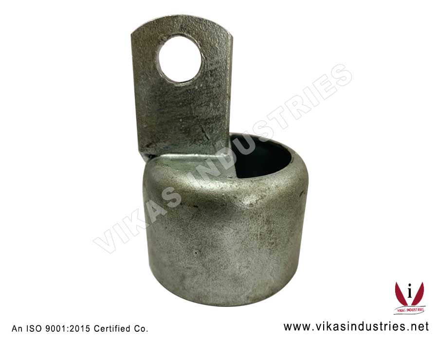 Rail End Straight Chain Link Fence Fittings Parts Accessories Manufacturers Exporters in India Punjab Ludhiana