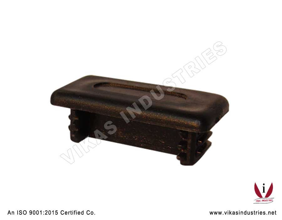 Channel PVC End Cap (41X21) Channel Accessories Fittings Manufacturers Exporters in India Punjab Ludhiana