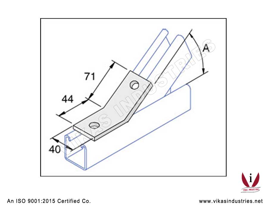 Obtuse Angle Bracket Channel Brackets Manufacturers Exporters in India Punjab Ludhiana