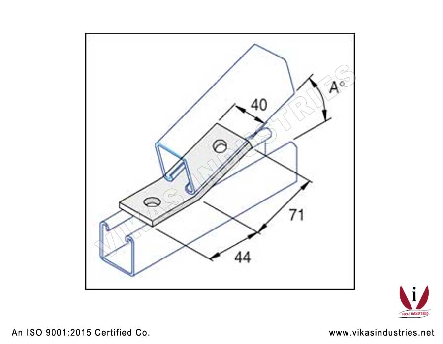 Obtuse Angle Bracket Channel Brackets Manufacturers Exporters in India Punjab Ludhiana