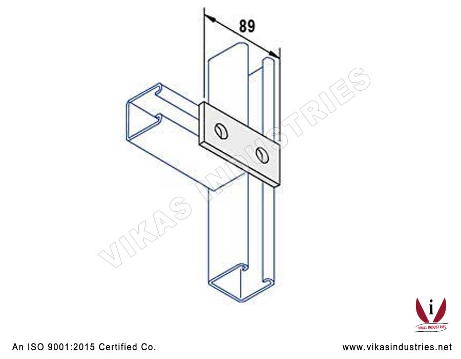 2 Hole Straight Mending Plate Channel Brackets Manufacturers Exporters in India Punjab Ludhiana