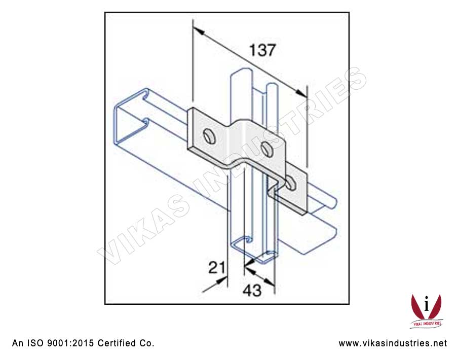 Sunken Bracket Shallow Channel Brackets Manufacturers Exporters in India Punjab Ludhiana