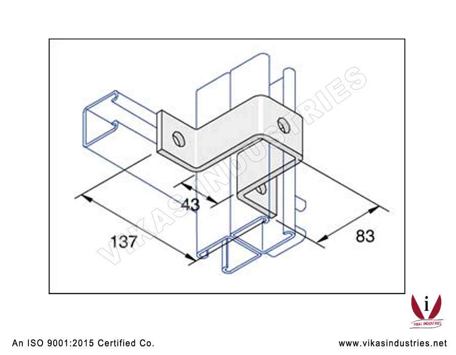 Z and U Shape Fittings Channel Brackets Manufacturers Exporters in India Punjab Ludhiana
