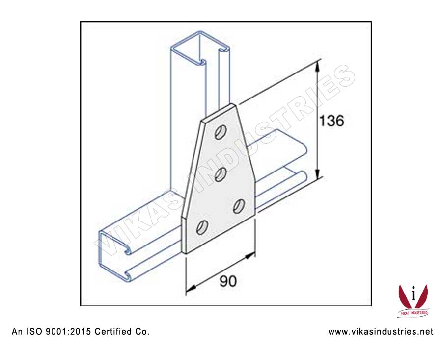 Flat Corner Bracket Channel Brackets Manufacturers Exporters in India Punjab Ludhiana