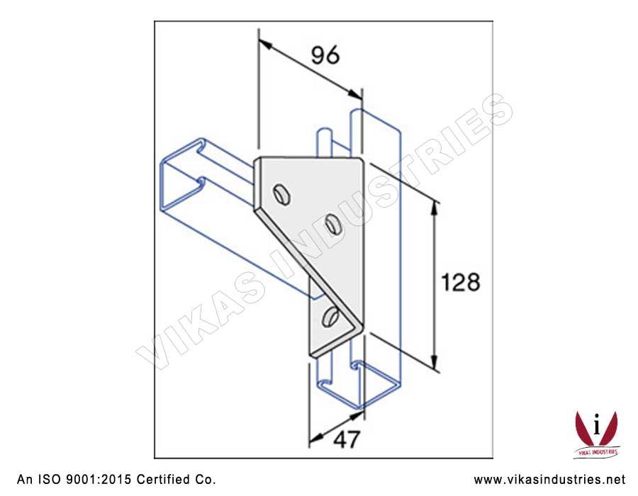 Corner Bracket Wide Base Channel Brackets Manufacturers Exporters in India Punjab Ludhiana
