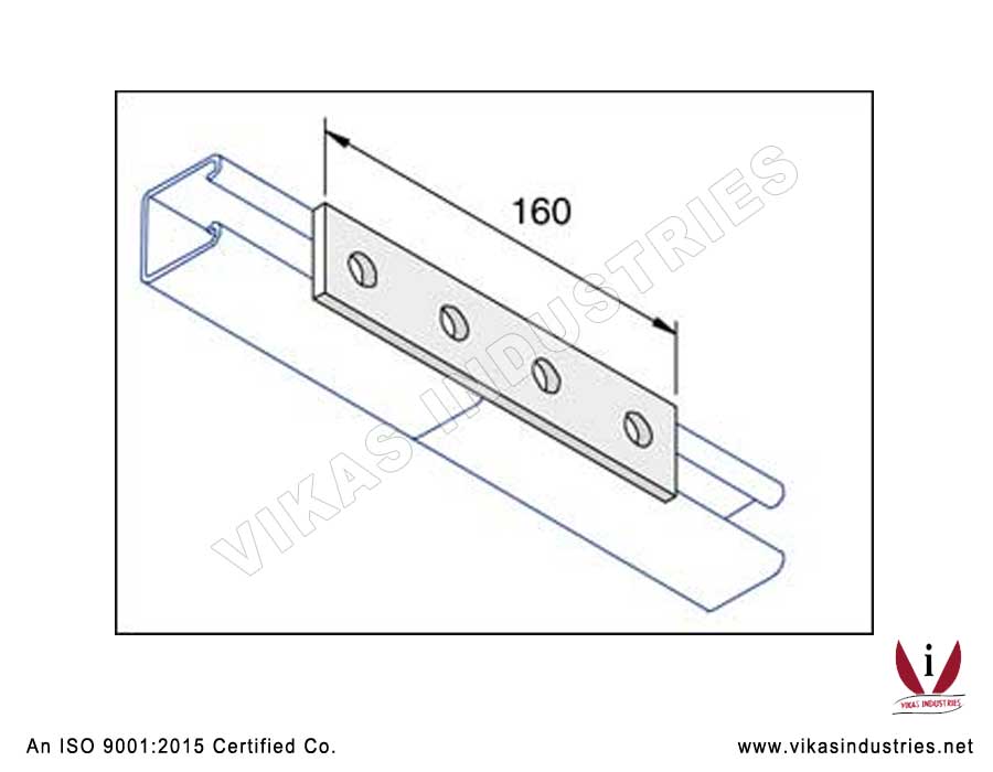 4 Hole Straight Mending Plate Channel Brackets Manufacturers Exporters in India Punjab Ludhiana