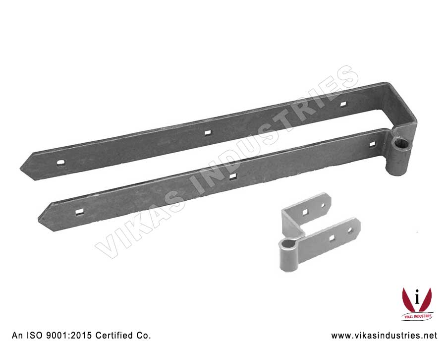 Double Strap Gate Hinges Band with Offset Eye On Field Gate Hardware Parts Manufacturers Exporters in India Punjab Ludhiana