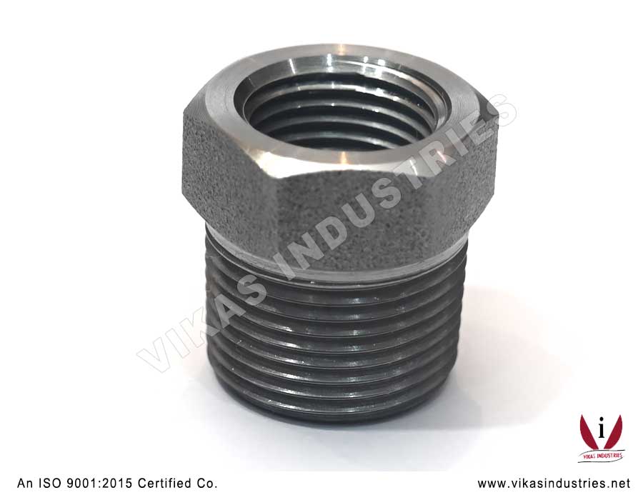 Hex Bush Forged Pneumatic Pipe Fittings Manufacturers Exporters in India Punjab Ludhiana