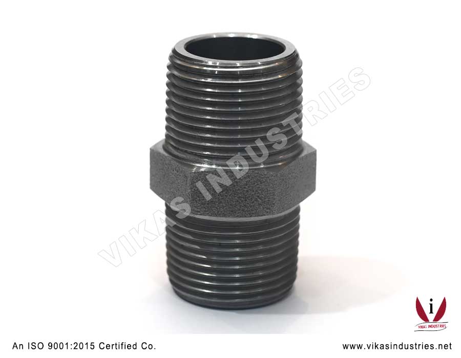 Hex Nipple Forged Pneumatic Pipe Fittings Manufacturers Exporters in India Punjab Ludhiana