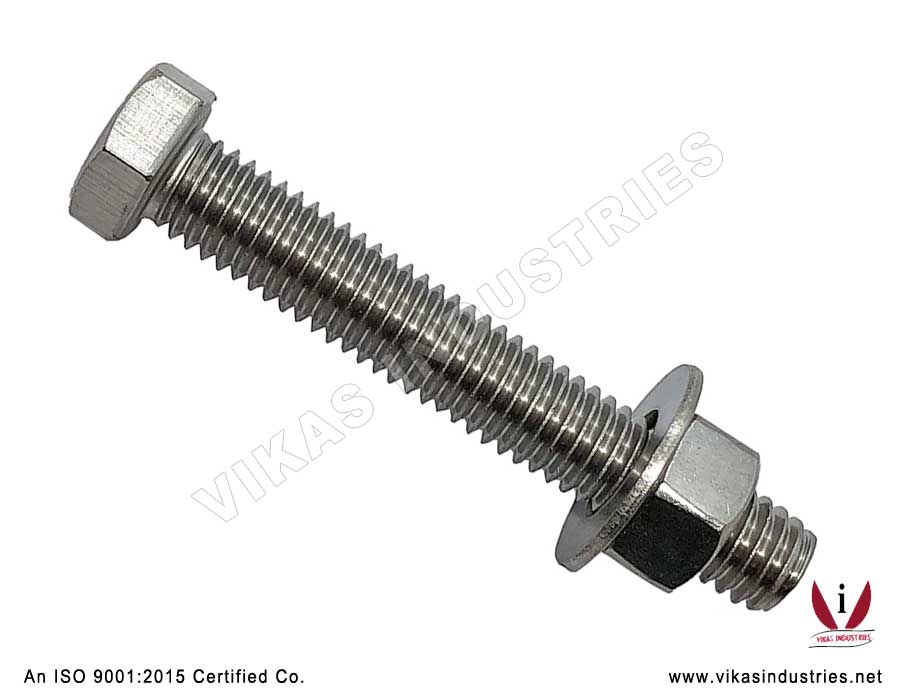 Hex Bolts Full Thread Hexagon Bolt Manufacturers Exporters in India Punjab Ludhiana
