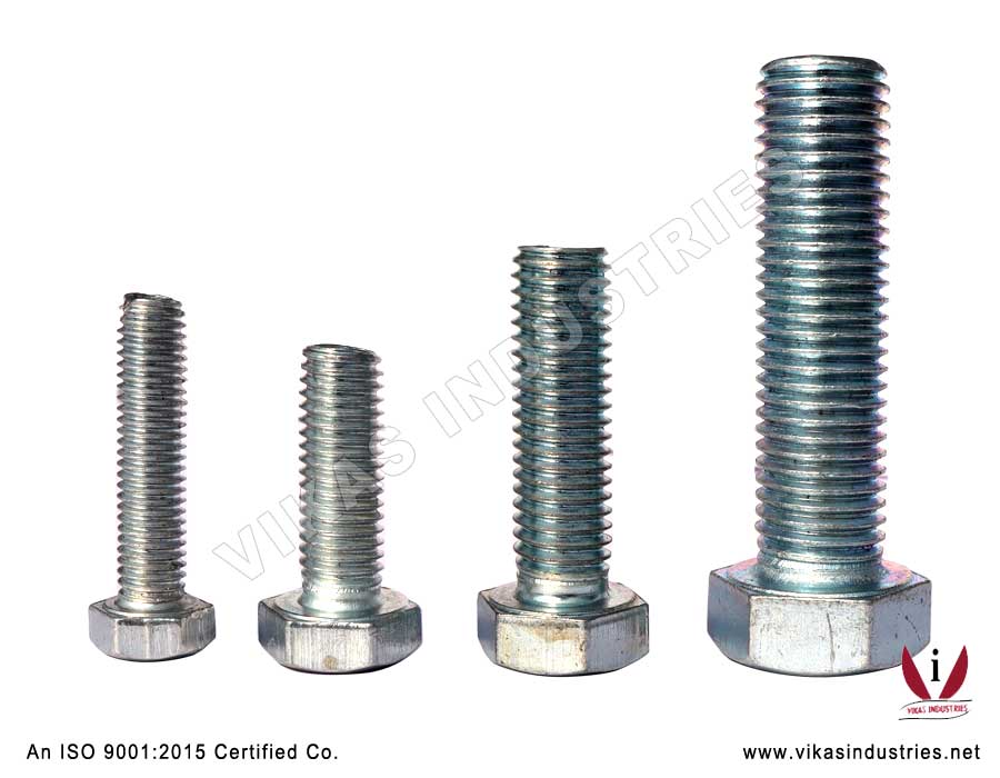 Hex Bolts Hexagon Bolt Manufacturers Exporters in India Punjab Ludhiana