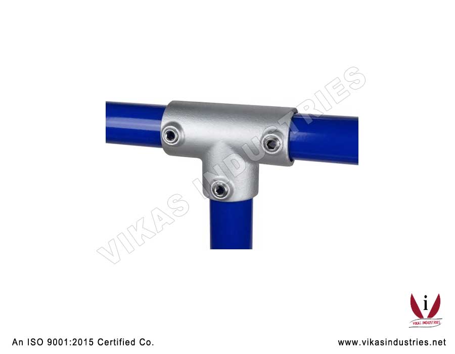 SOCKET LONG TEE KLAMP-104 Key Pipe Clamp Fittings Manufacturers Exporters in India Punjab Ludhiana