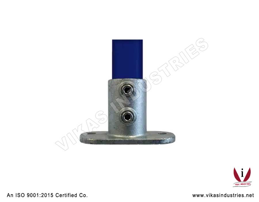 RAILING BASE FLANGE -132 Key Pipe Clamp Fittings Manufacturers Exporters in India Punjab Ludhiana
