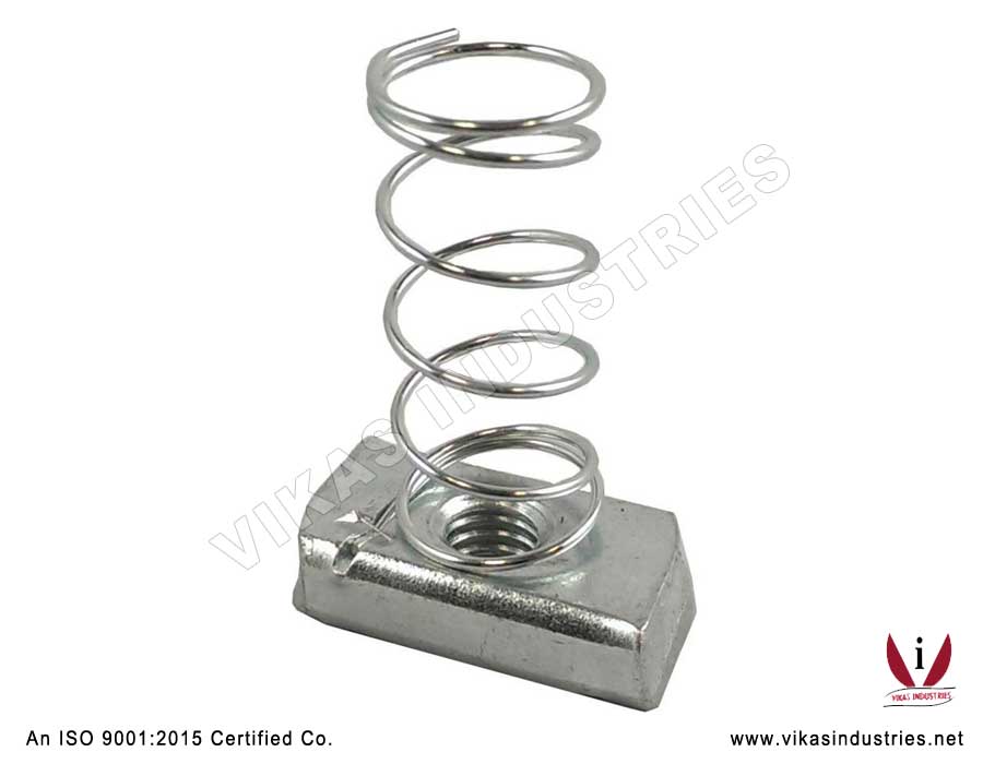 Long Spring Channel Nuts Channel Fittings Manufacturers Exporters in India Punjab Ludhiana