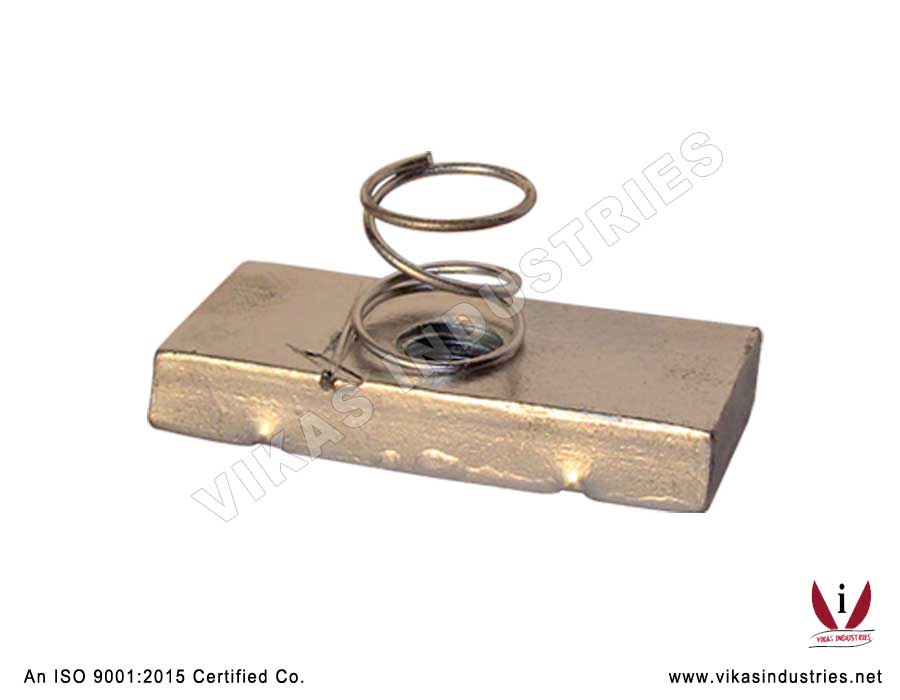Short Spring Channel Nuts Channel Fittings Manufacturers Exporters in India Punjab Ludhiana