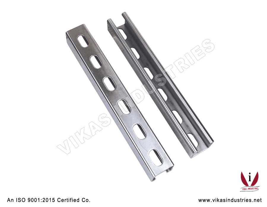 Shallow Channel Slotted Slotted Strut Channel Manufacturers Exporters in India Punjab Ludhiana