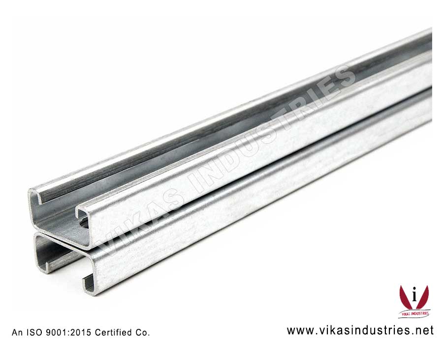 Shallow Channel Plain Double Strut Channel Manufacturers Exporters in India Punjab Ludhiana