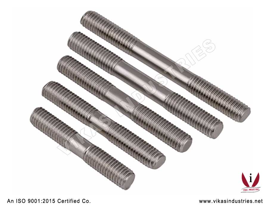 Double End Threaded Studs Manufacturers Exporters in India Punjab Ludhiana
