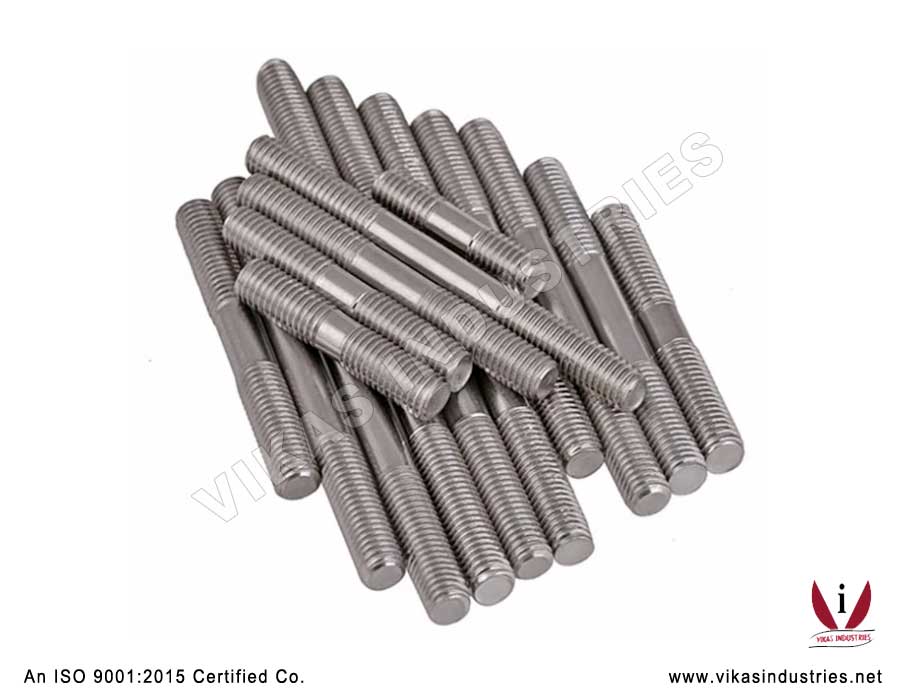 Double End Threaded Studs Manufacturers Exporters in India Punjab Ludhiana