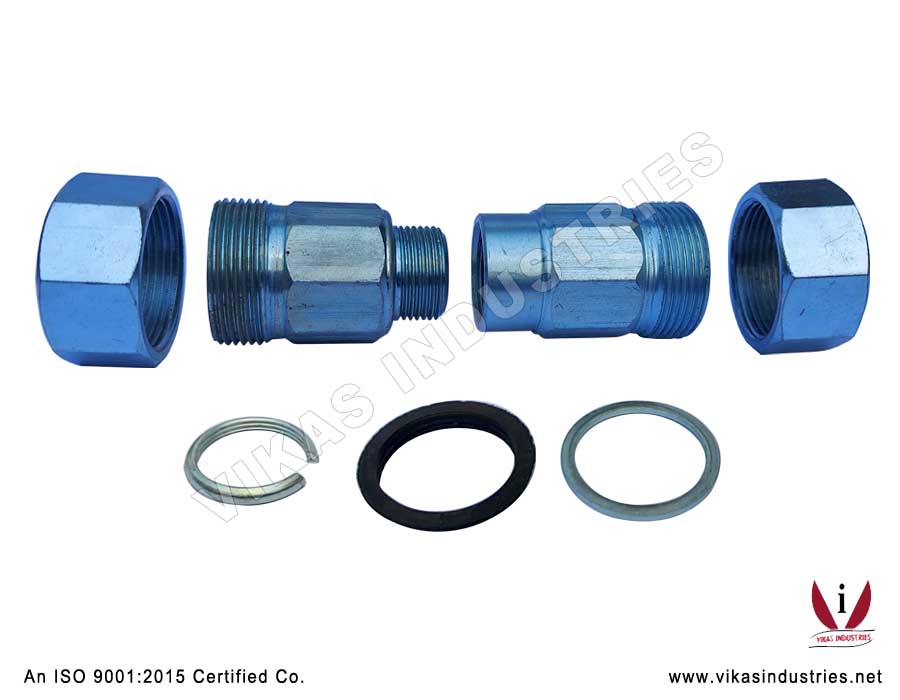 Water Pipe Compression Clamping Steel Compression fittings Manufacturers Exporters in India Punjab Ludhiana